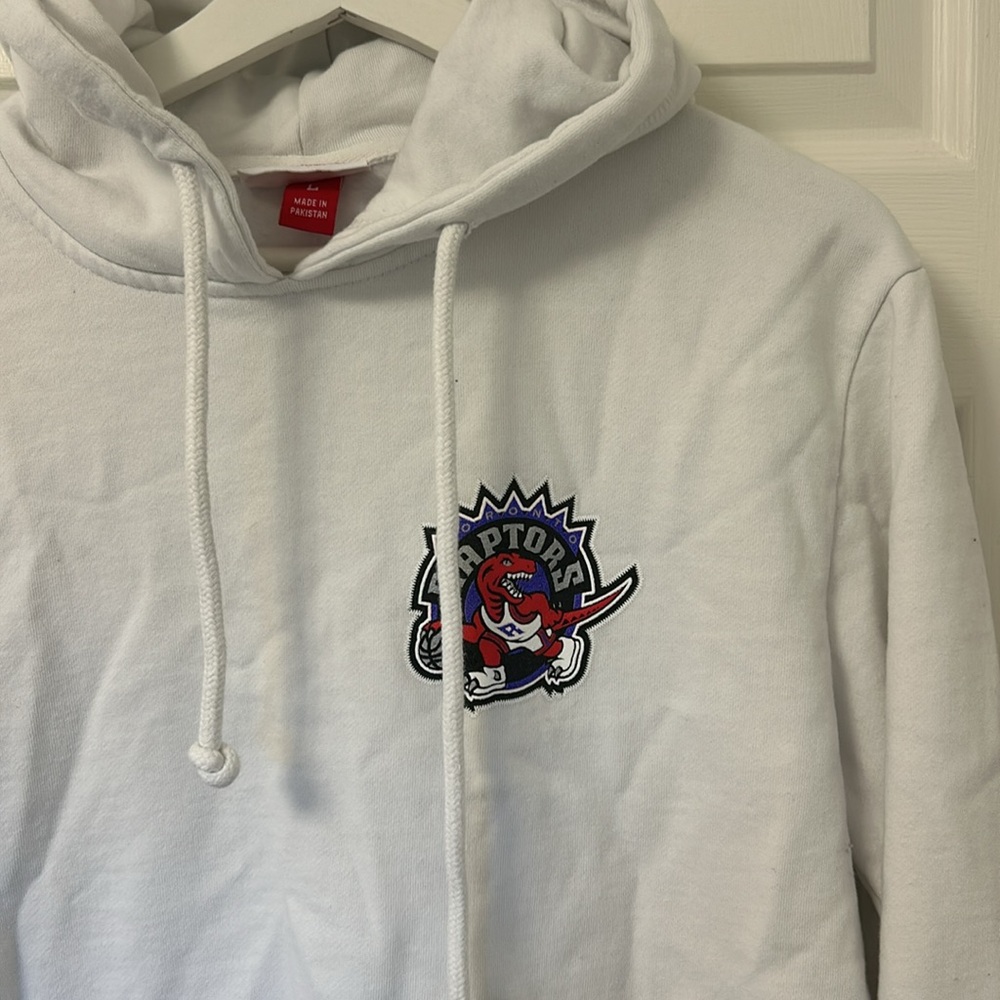 White Raptors Hoodie
